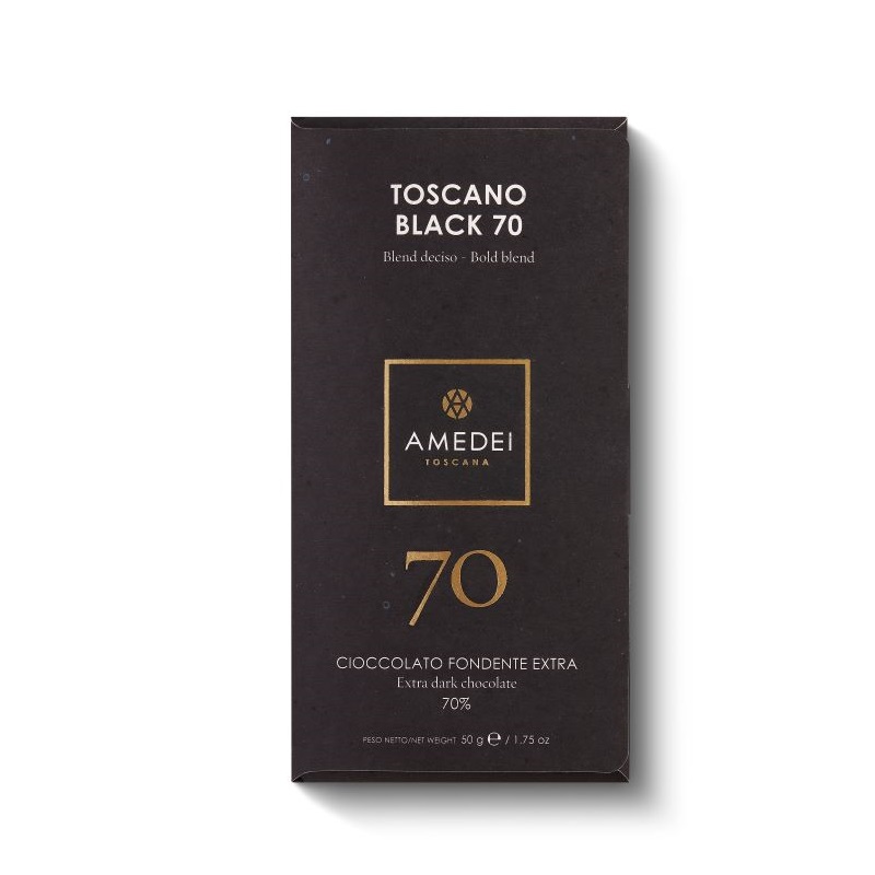 Toscano Black 70% 50g Bar Amedei