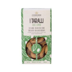 Taralli w Olives & Capers 300g Box Congedi